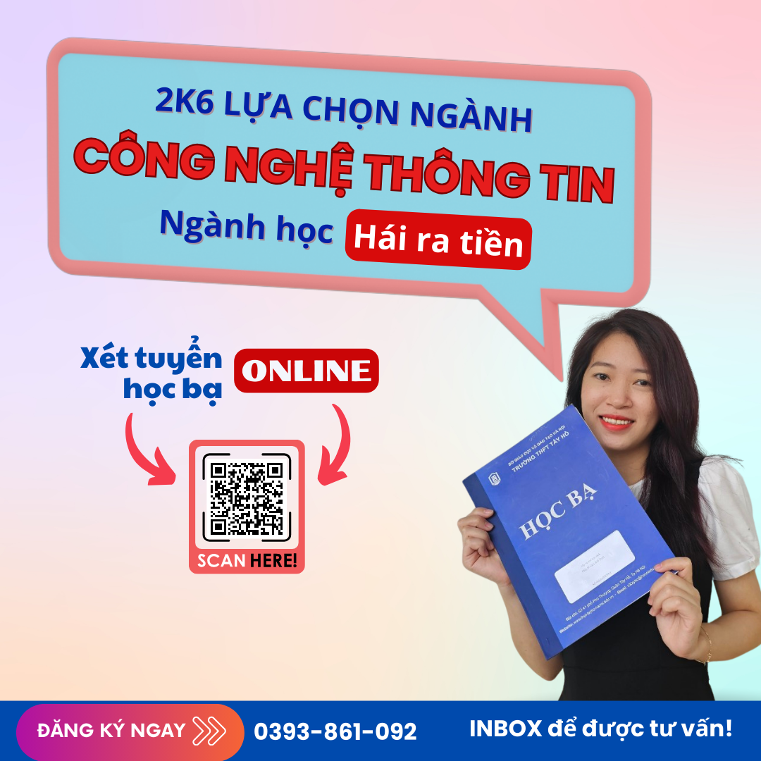 Tuyển sinh đại học ngành Công Nghệ Thông Tin